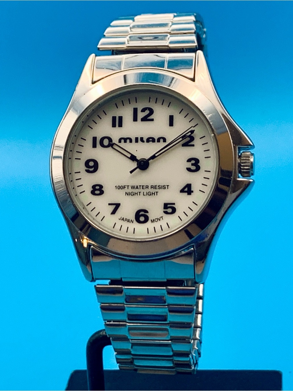 MILAN By ADVANCE Men’s Vintage Wristwatch Japan Movt Backlight Works New Battery